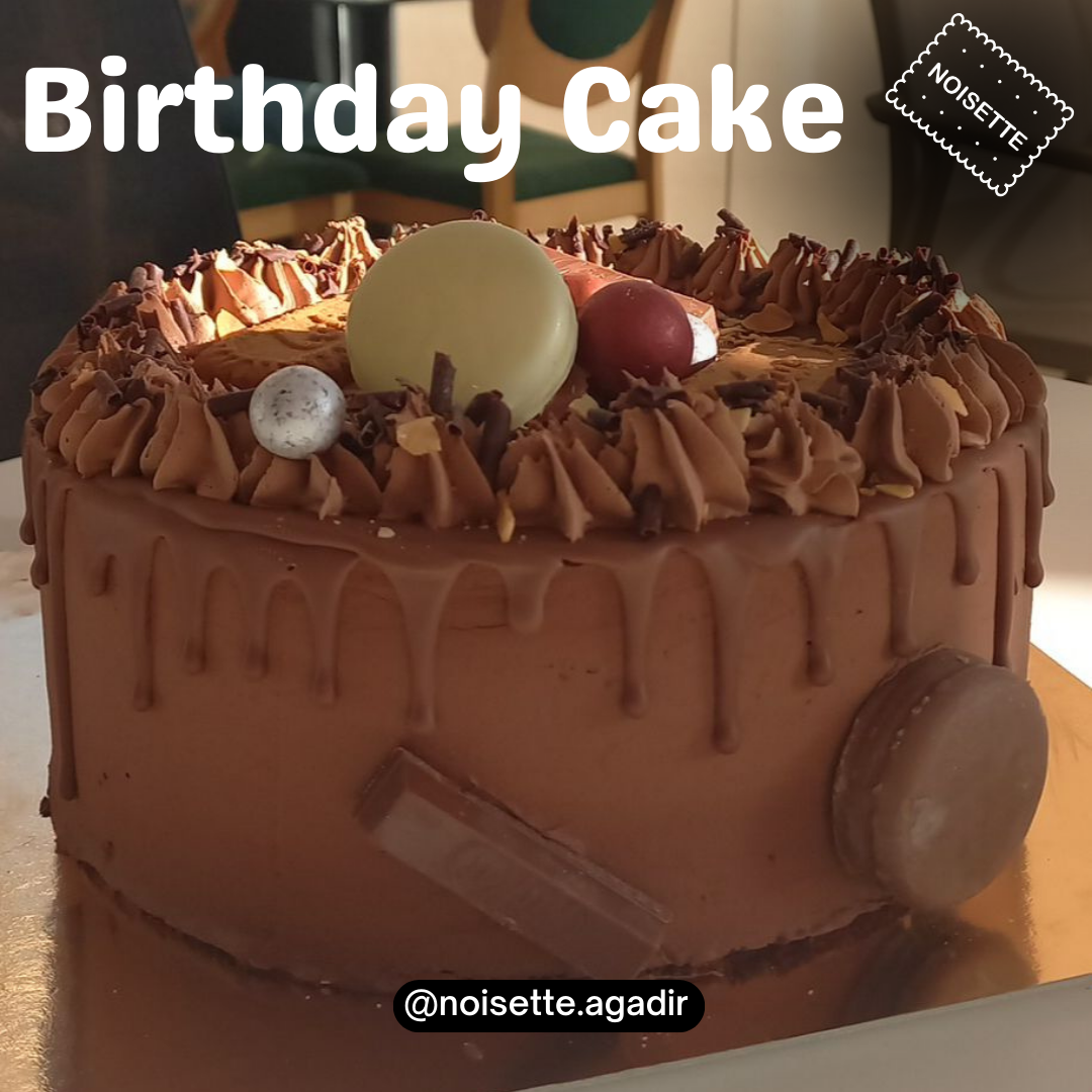 gâteau d'anniversaire au chocolat