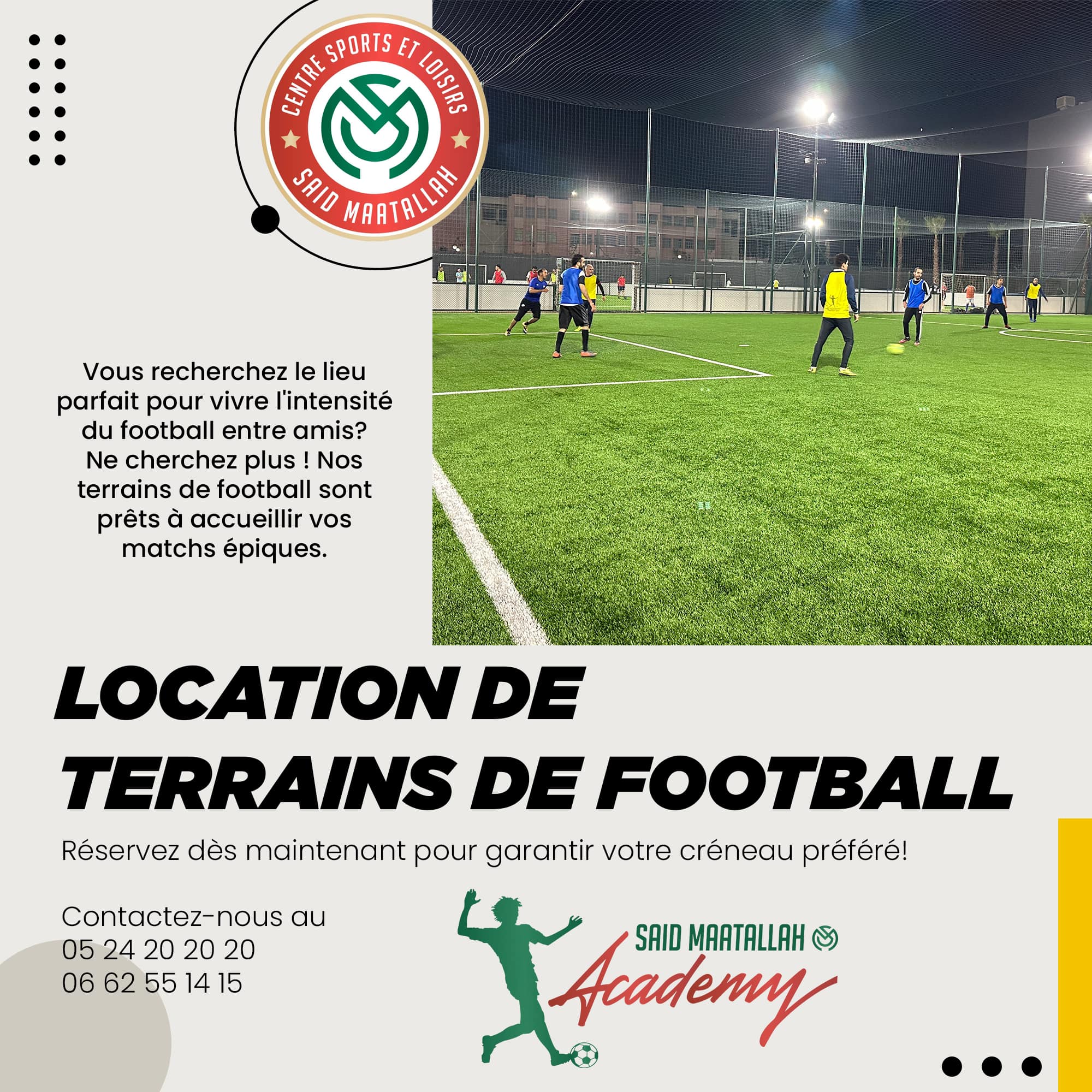 Location de terrain de football 