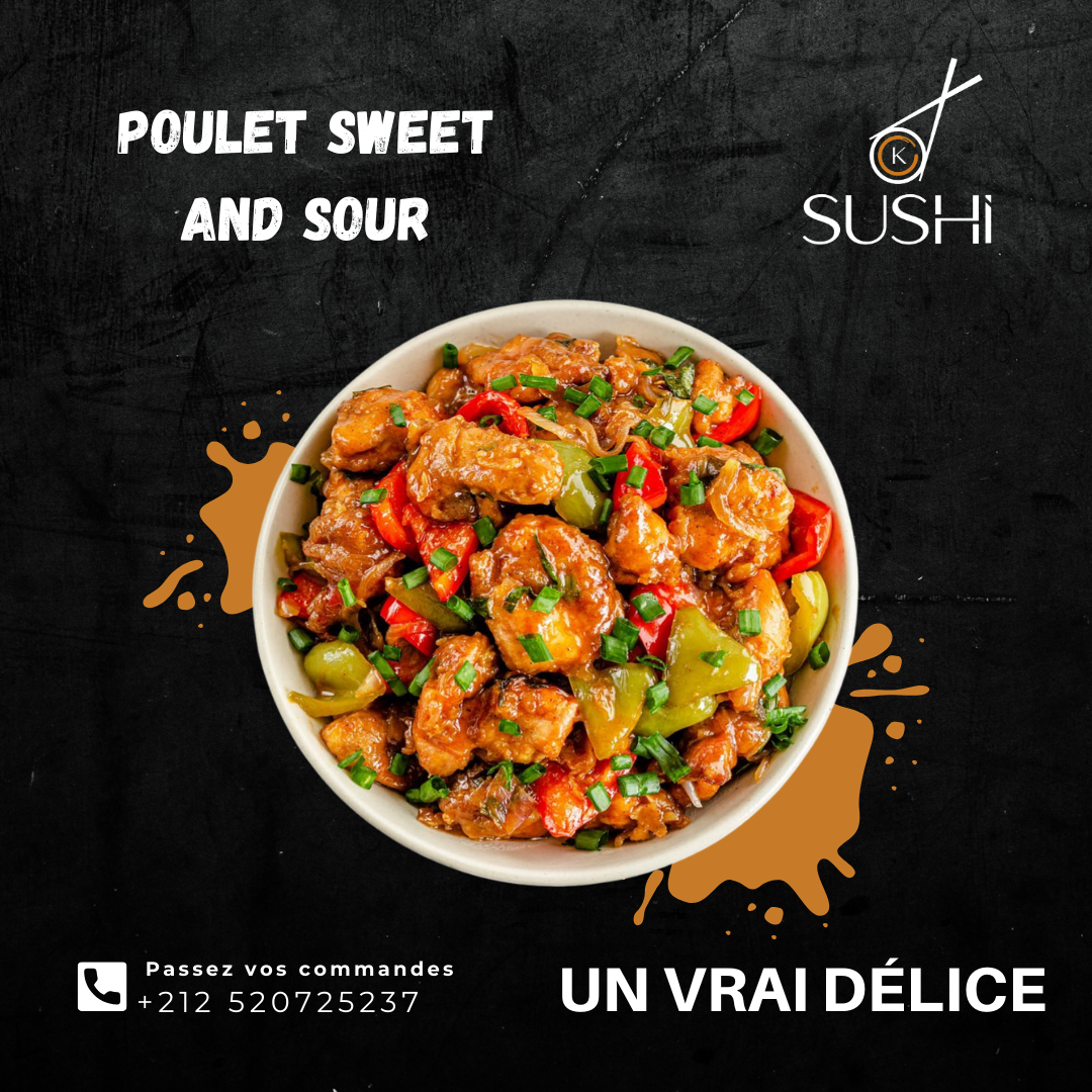 Poulet sweet and sour