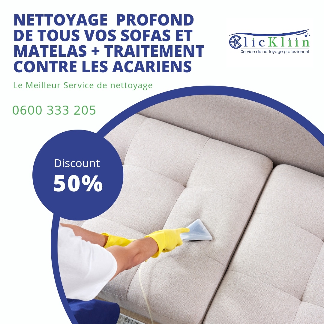 😍 Promo Nettoyage profond