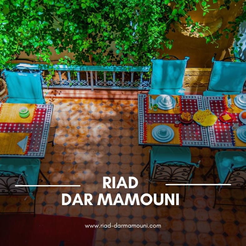 La terrasse du Riad Dar Mamouni 