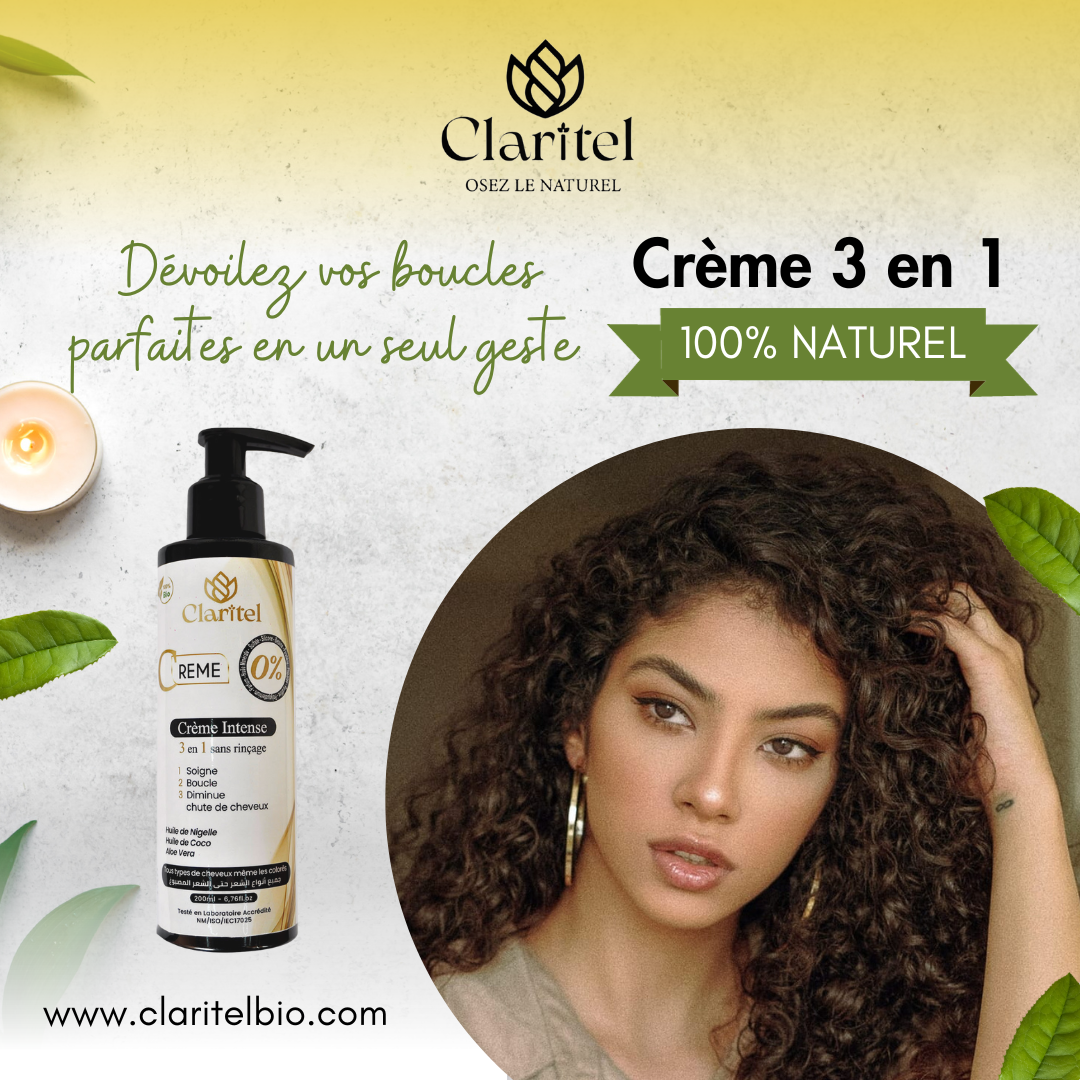 Crème Capillaire 3 en 1