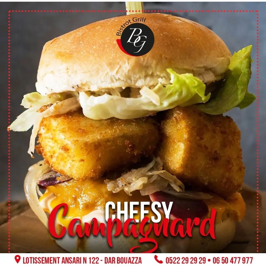 Burger Cheesy Campagnard