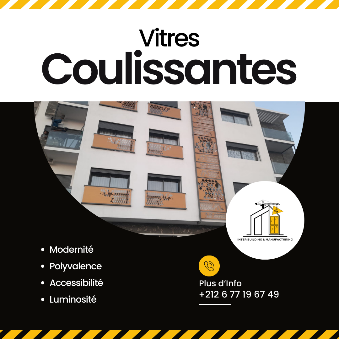 vitres coulissantes