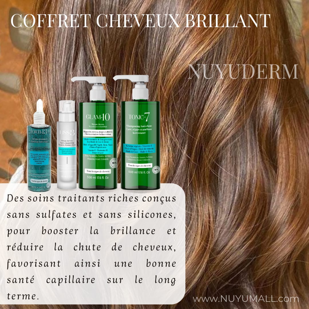 Coffret cheveux brillants