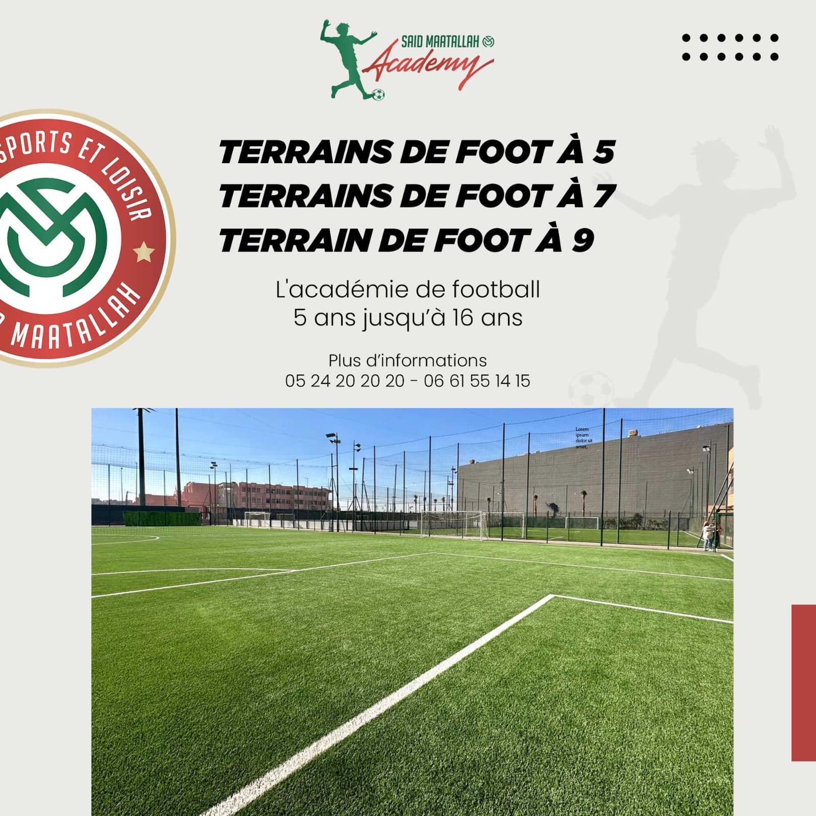 Terrains de foot